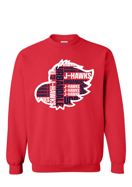 J-HAWK OUTLINE - CREWNECK