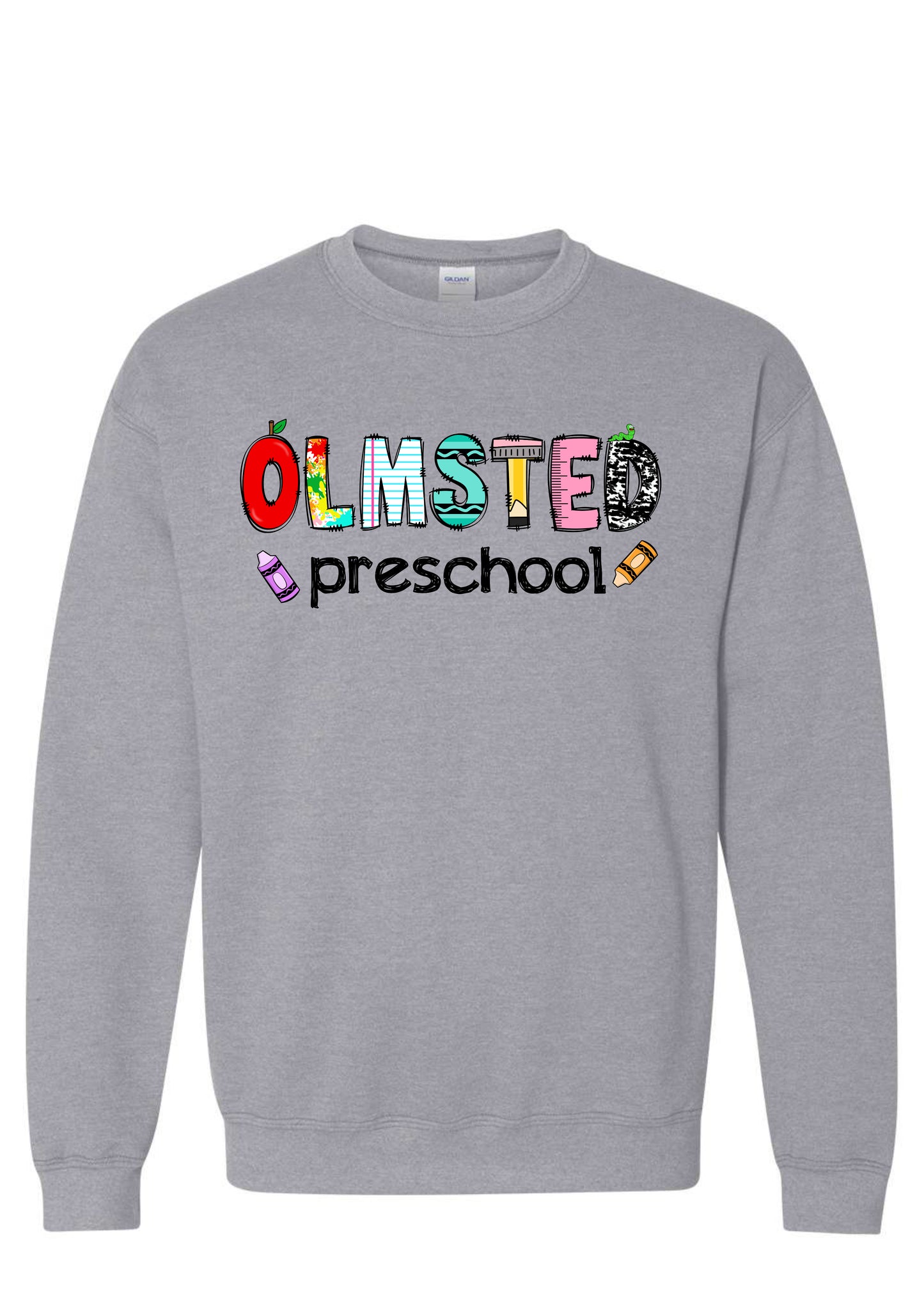 OLMSTED PRE-K ART - CREWNECK