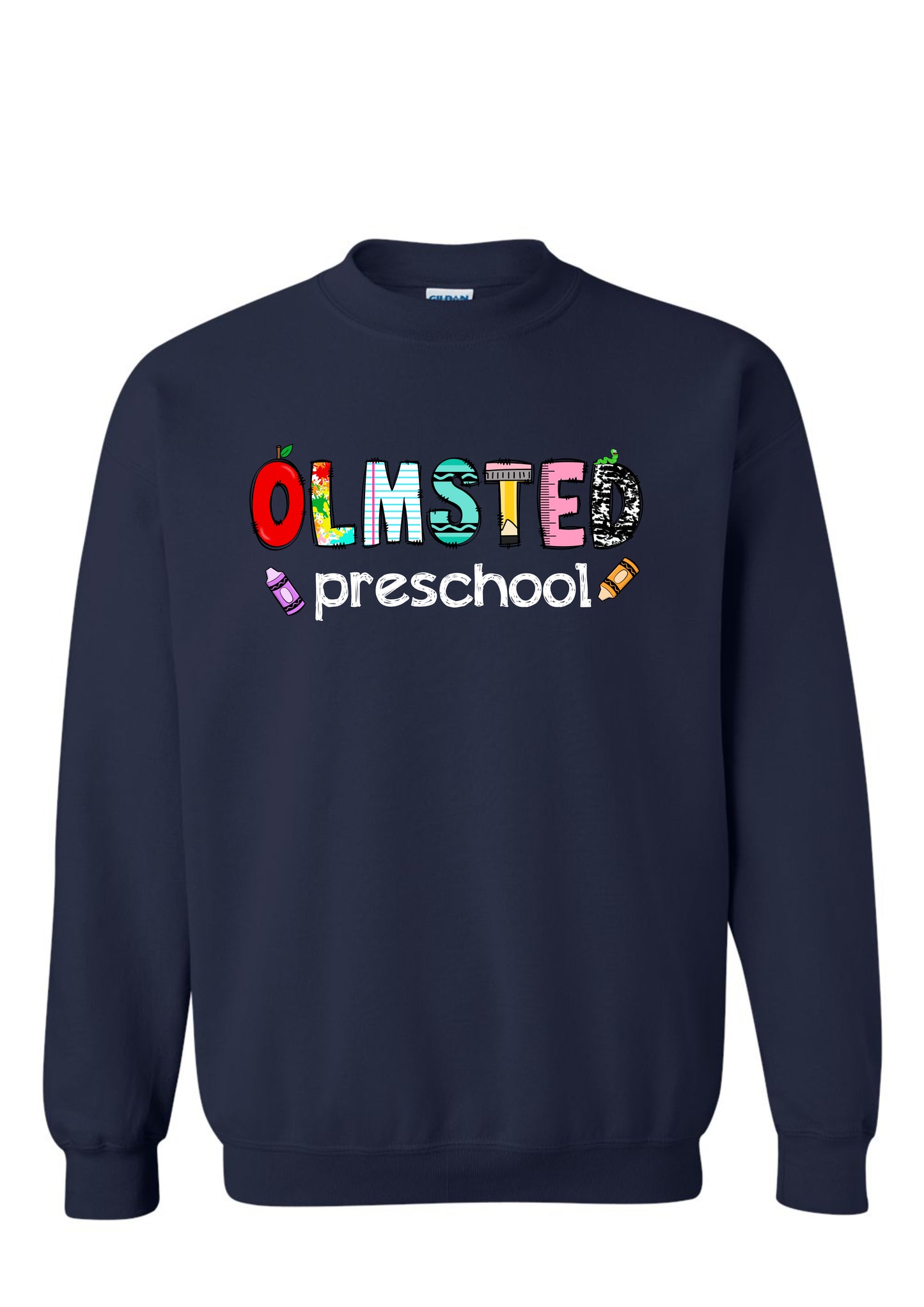 OLMSTED PRE-K ART - CREWNECK