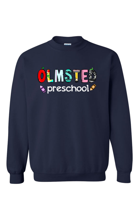 OLMSTED PRE-K ART - CREWNECK