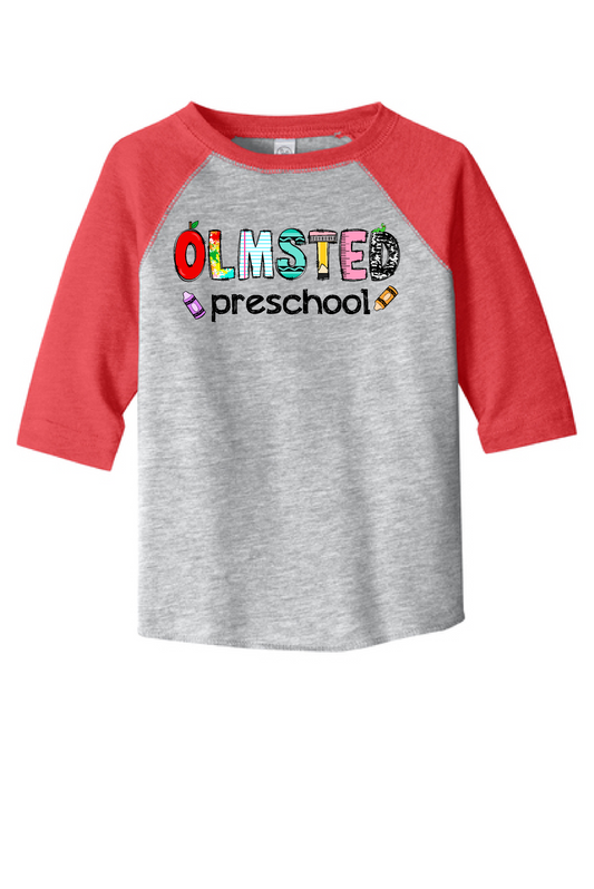 TODDLER - OLMSTED PRE-K ART - RAGLAN