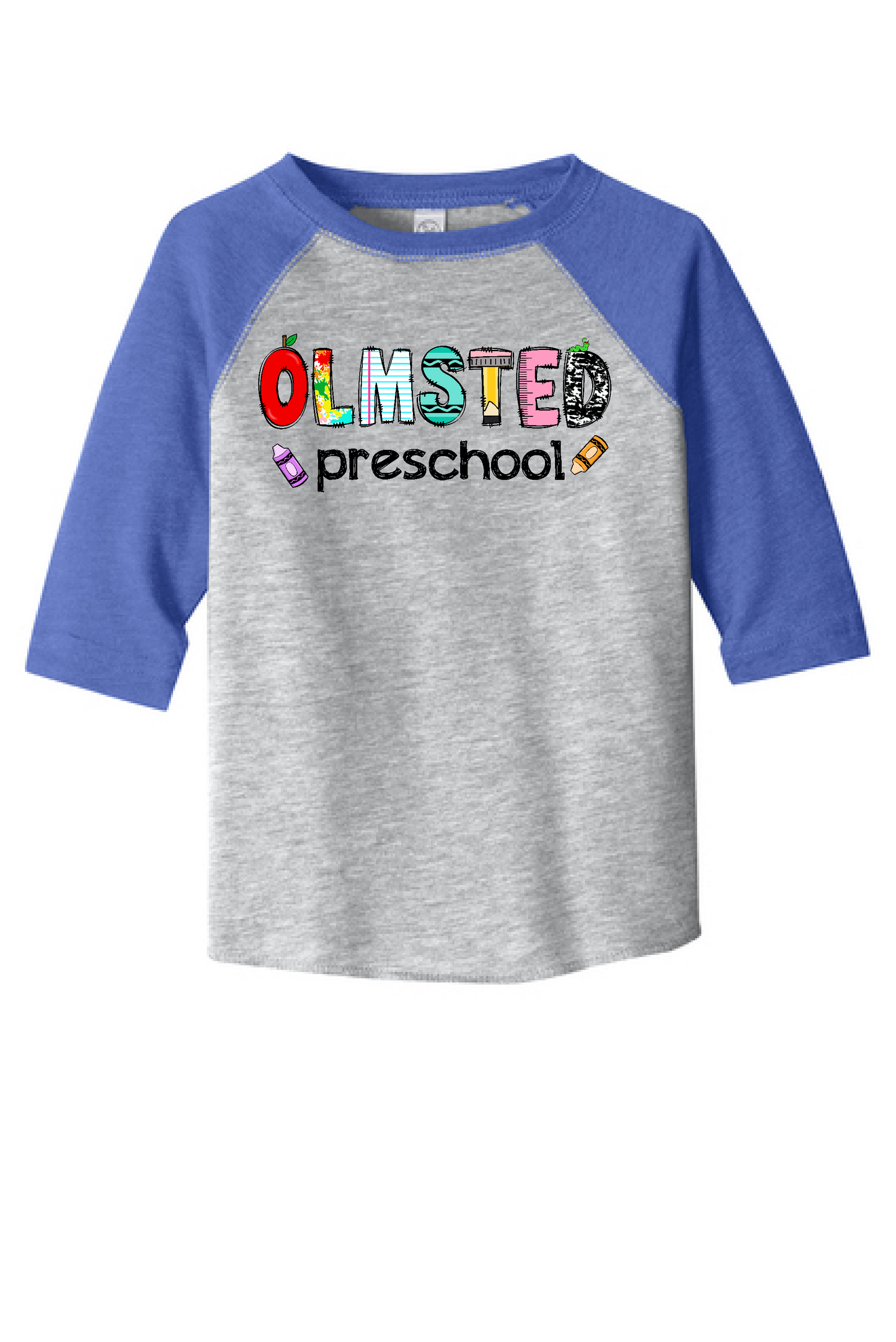 TODDLER - OLMSTED PRE-K ART - RAGLAN