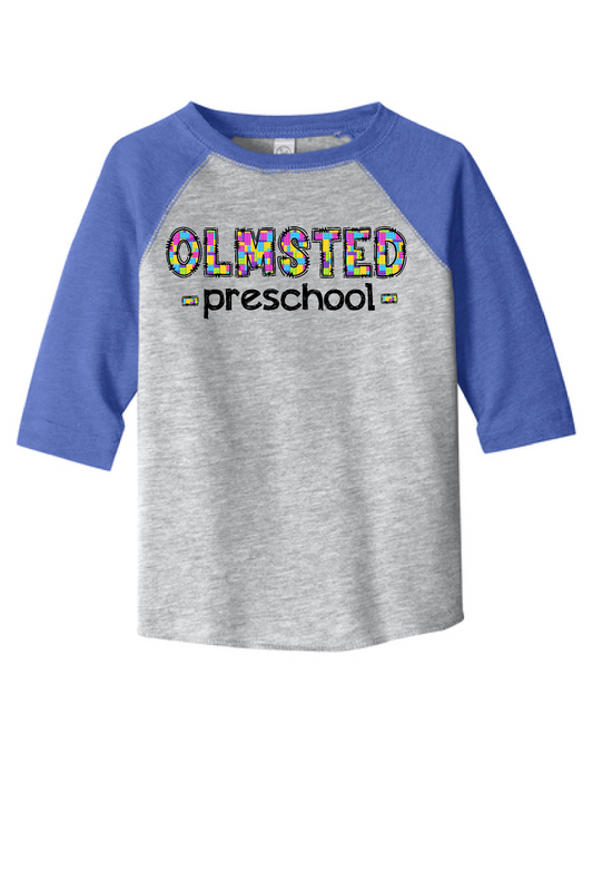TODDLER - OLMSTED PRE-K BRIGHT LEGOS - RAGLAN
